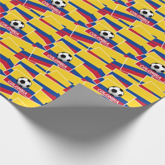Colombia Football Geschenkpapier (Ecke)