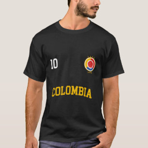 Colombia Fußball Nr. 10 Kolumbianische Flagge Cami T-Shirt
