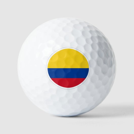 Colombia Golf Balls, Flaggengolfer / Patrioten Golfball (Vorderseite)
