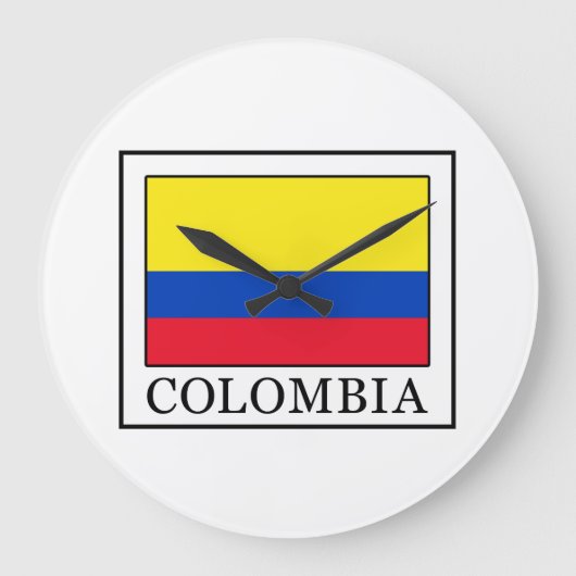 Colombia Große Wanduhr (Vorderseite)