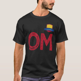 Colombia Human Flag Letter O und M Colombian T Shi T-Shirt