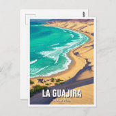 Colombia La Guajira Postkarte (Vorne/Hinten)