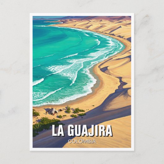 Colombia La Guajira Postkarte (Vorderseite)