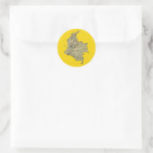 Colombia Map Sticker (Tasche)
