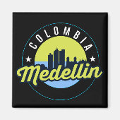 Colombia Medellin City Travel Magnet (Vorne)
