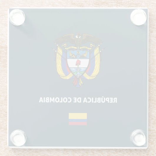 Colombia passport phone case glasuntersetzer (Rückseite)