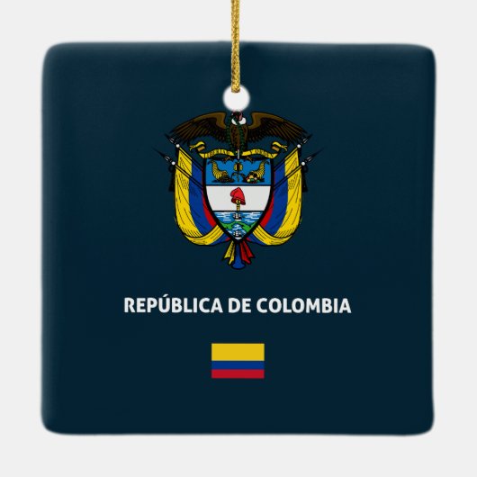 Colombia passport phone case keramikornament (Rückseite)
