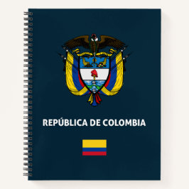 Colombia passport phone case notizblock