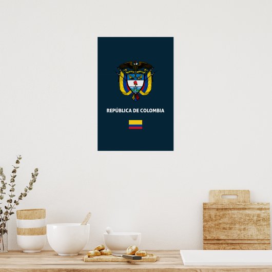 Colombia passport phone case poster (Küche)