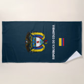 Colombia passport phone case strandtuch (Vorderseite)