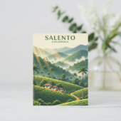 Colombia Salento Postkarte (Stehend Vorderseite)