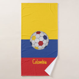 Colombia Soccer Badehandtuch