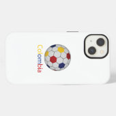 Colombia Soccer Ball iPhone Hülle (Rückseite (Horizontal))