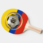 Colombia Soccer Ball Tischtennis Schläger (Seitenansicht)