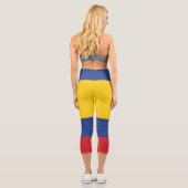 Colombia Soccer Capri Leggings (Rückseite)