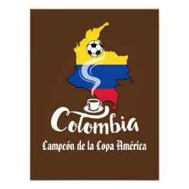Colombia Soccer Fotodruck