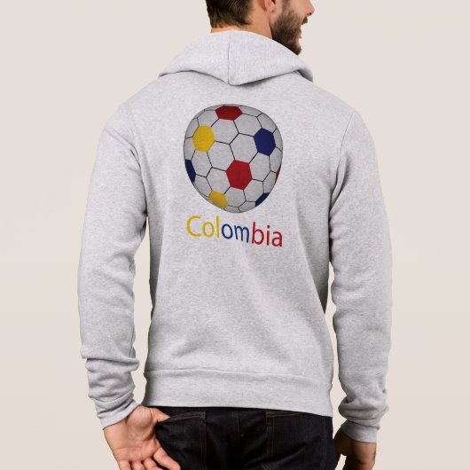 Colombia Soccer Hoodie (Rückseite)