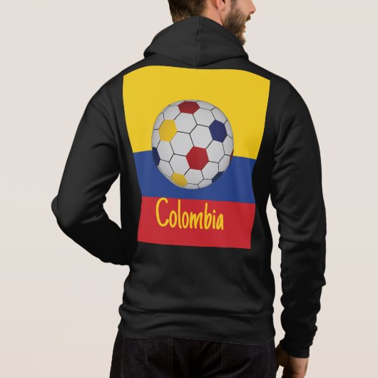 Colombia Soccer Hoodie (Rückseite)