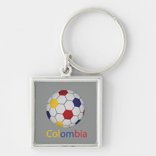 Colombia Soccer Keychain Schlüsselanhänger (Vorne)