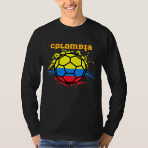 Colombia Soccer Kolumbianische Flagge Futbol Fan J T-Shirt