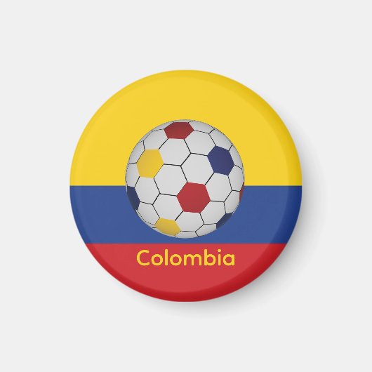 Colombia Soccer Magnet (Vorne)
