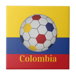 Colombia Soccer Poster Fliese