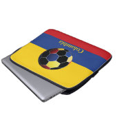 Colombia Soccer Poster Laptopschutzhülle (Vorne Knopf)