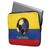 Colombia Soccer Poster Laptopschutzhülle (Vorderseite Links)