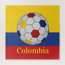 Colombia Soccer Poster Puzzle