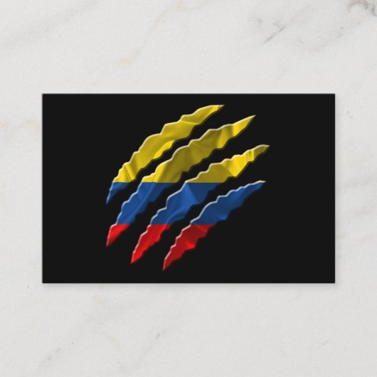 Colombia Visitenkarte (Vorderseite)