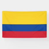 Colombian Flag Celebration Party Event Décor Banne Banner (Horizontal)