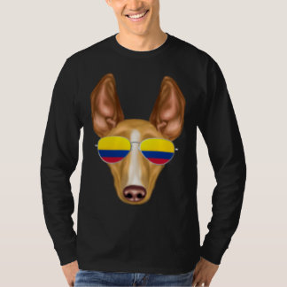 Colombian Flag Cirnechi dellu2019Etna Dog Colombia T-Shirt