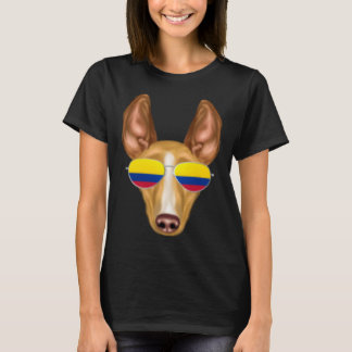 Colombian Flag Cirnechi dellu2019Etna Dog Colombia T-Shirt