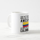 Colombian Flag Colombia Heritage Colombian Roots Kaffeetasse (Vorderseite Links)