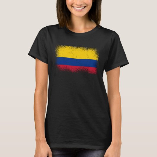 Colombian Flag Colombia T-Shirt (Vorderseite)