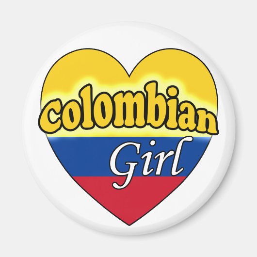 Colombian Girl Magnet (Vorne)