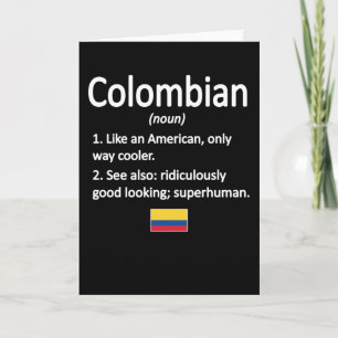 Colombian Roots Colombia Flag Colombian Heritage Karte