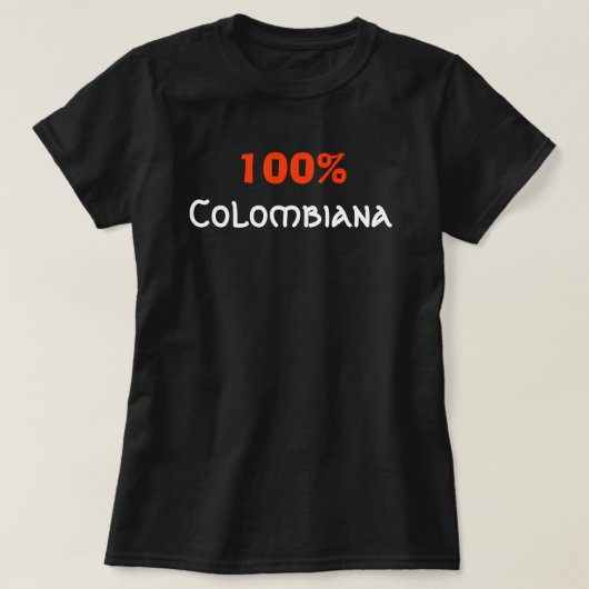 Colombiana 100% T-Shirt (Design vorne)