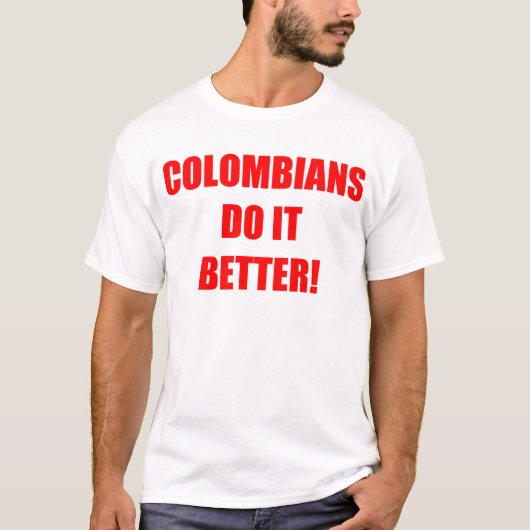 COLOMBIANS VERBESSERT ES T-Shirt (Vorderseite)