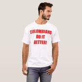 COLOMBIANS VERBESSERT ES T-Shirt (Vorne ganz)