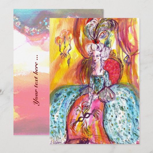 COLOMBINA / MARDI GRAS MASQUERADE BALL (Vorne/Hinten)