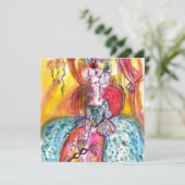 COLOMBINA / MARDI GRAS MASQUERADE BALL ANKÜNDIGUNG (Stehend Vorderseite)