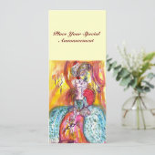 COLOMBINA / MARDI GRAS MASQUERADE BALL ANKÜNDIGUNG (Stehend Vorderseite)