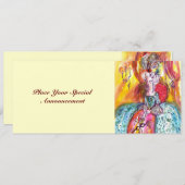 COLOMBINA / MARDI GRAS MASQUERADE BALL ANKÜNDIGUNG (Vorne/Hinten)