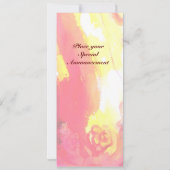 COLOMBINA / MARDI GRAS MASQUERADE BALL ANKÜNDIGUNG (Rückseite)