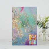 COLOMBINA/Venezianische Masquerade Briefpapier (Stehend Vorderseite)