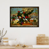 Colombo, Ceylon - The Empire Marketing Board Poster (Küche)