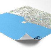 Colombo-Karte Poster (Ecke)