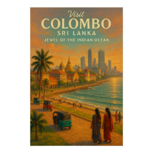 Colombo, Sri Lanka – Juwel des Indischen Ozeans. Poster