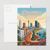Colombo Sri Lanka Postkarte (Vorne/Hinten)